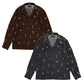 Long Sleeve Print Open Shirt “DOTTING ARGYLE”