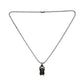Silver Skull Charm Necklace