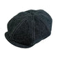 Black Chambray Casquette