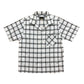 S/S Ombre Check Open Shirt