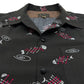 S/S Print Open Shirt “FISH BONE”