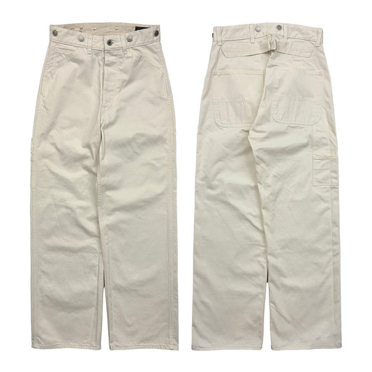 Cotton Satin Painter Pants