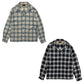 Ombre Check Open Shirt