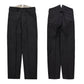 High Back Black Chambray Work Trousers 