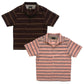 S/S Border Italian Collar Shirt