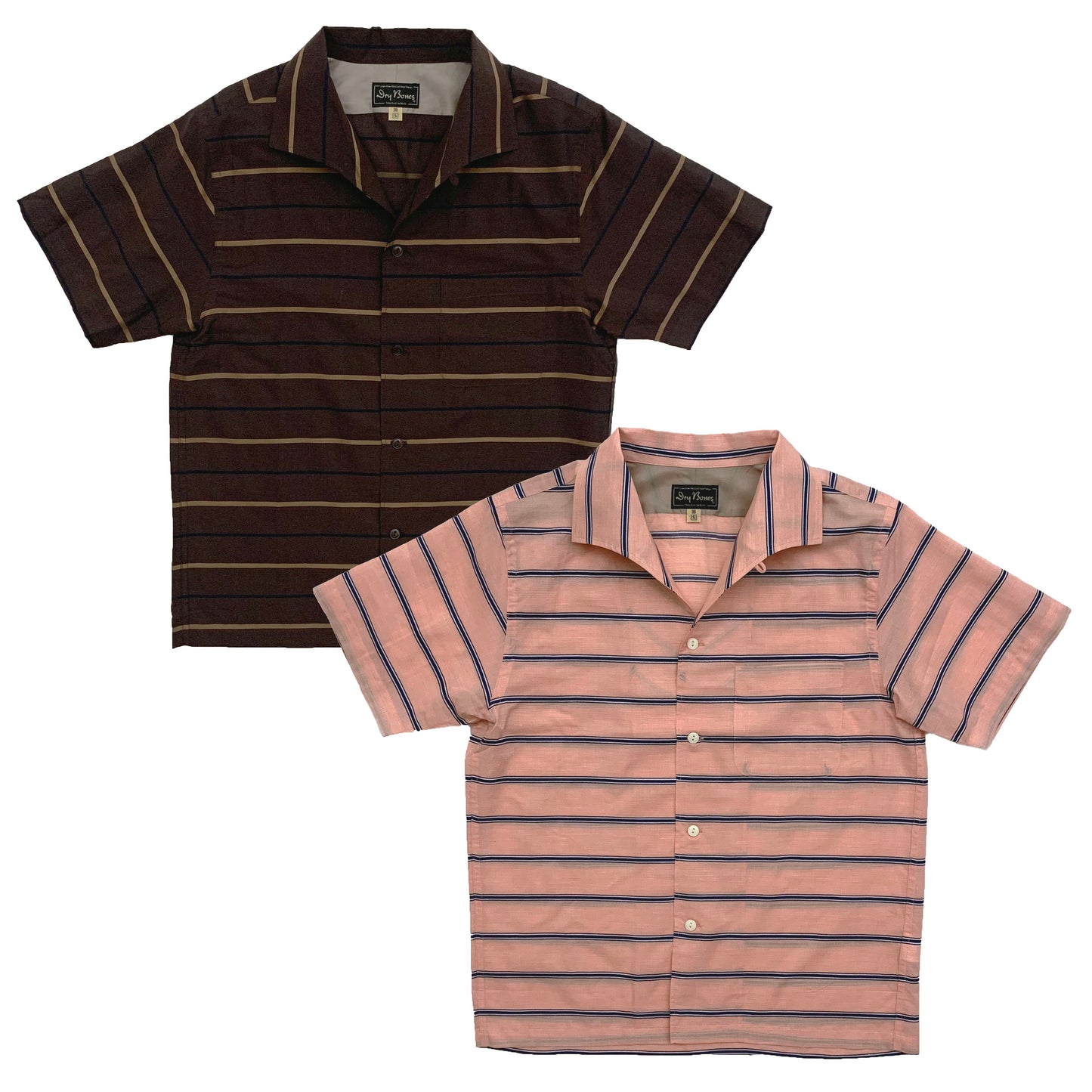 S/S Border Italian Collar Shirt
