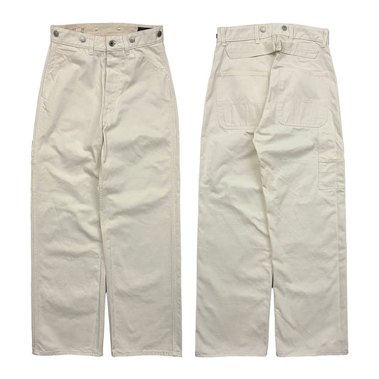 Cotton Satin Painter Pants
