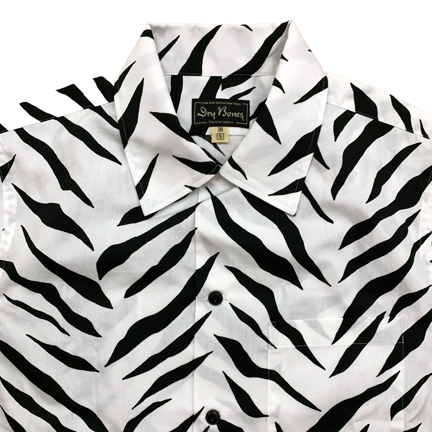 S/S Print Open Shirt“ZEBRA”