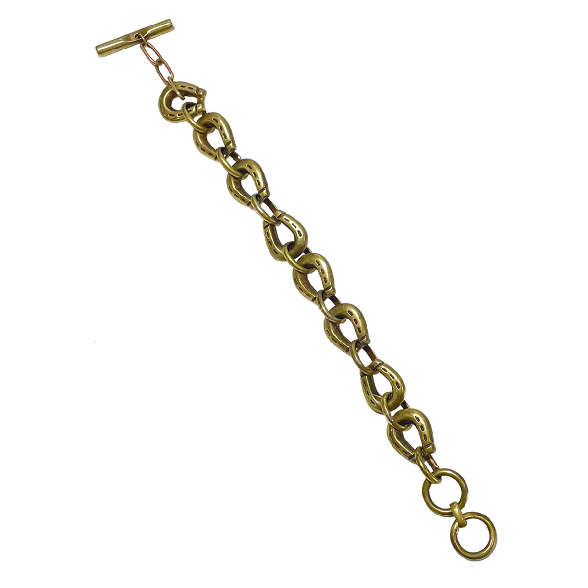 Brass Horse Shoe Bracelet