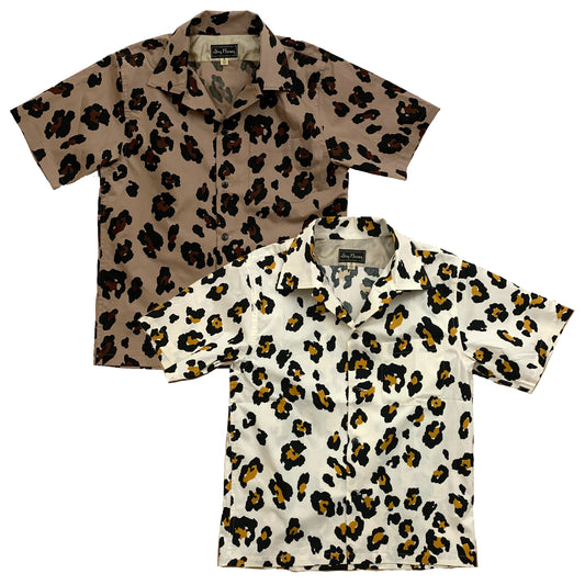 S/S Print Open Shirt“LEOPARD”