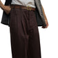 Rayon Gabardine Two Tuck Trousers