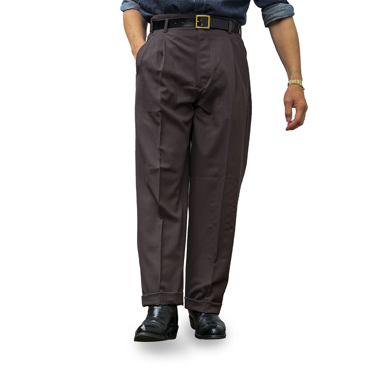 Glitter Two Tuck Trousers