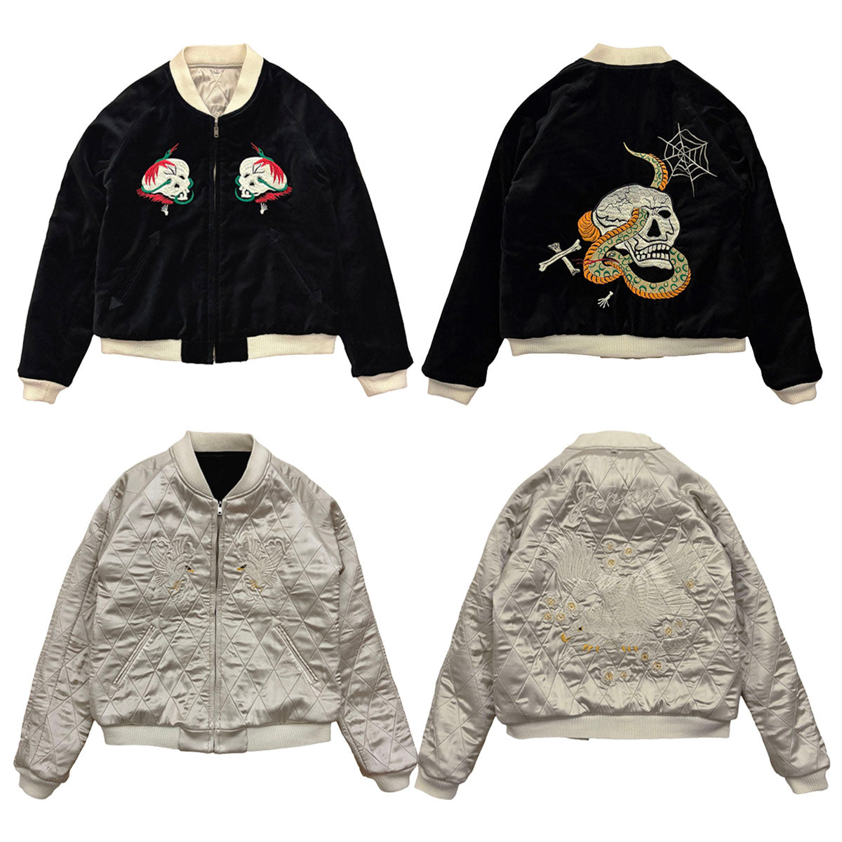 Embroidered Jacket “SKULL”