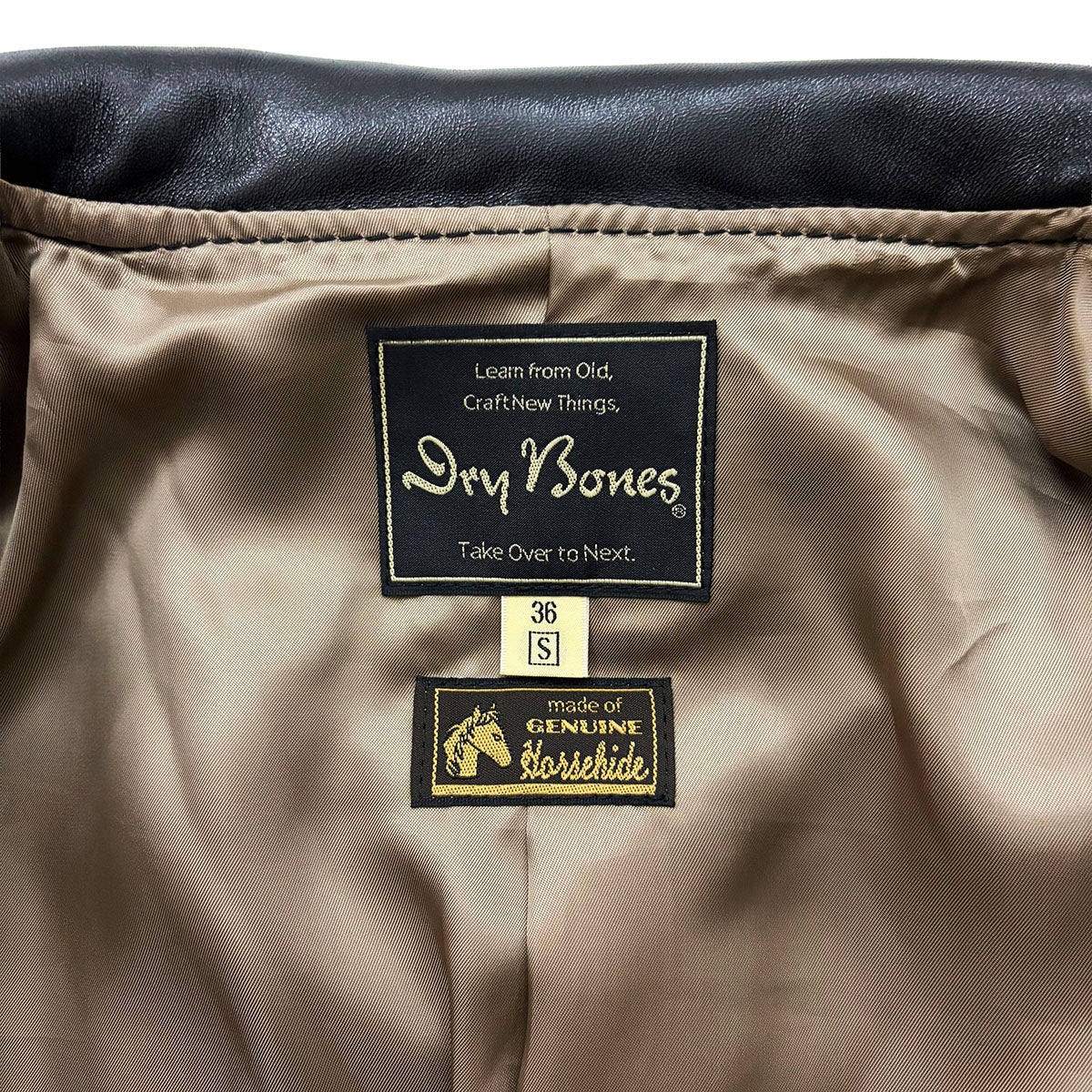 Aviator Type Leather Jacket – Dry Bones Online Shop
