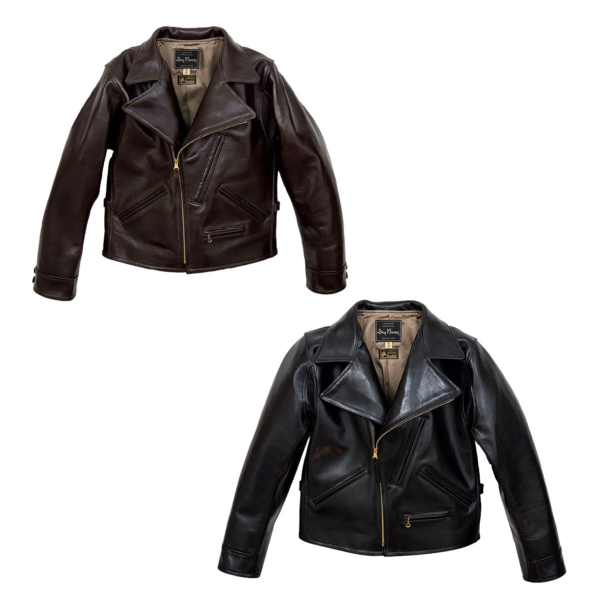 Aviator Type Leather Jacket