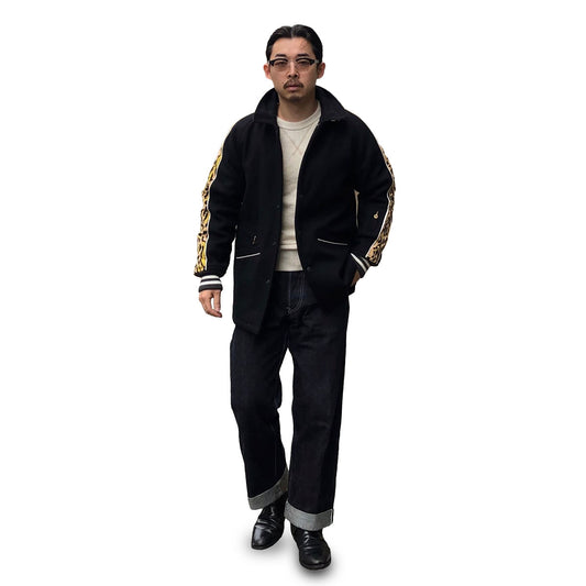 Leopard Piping Car Coat