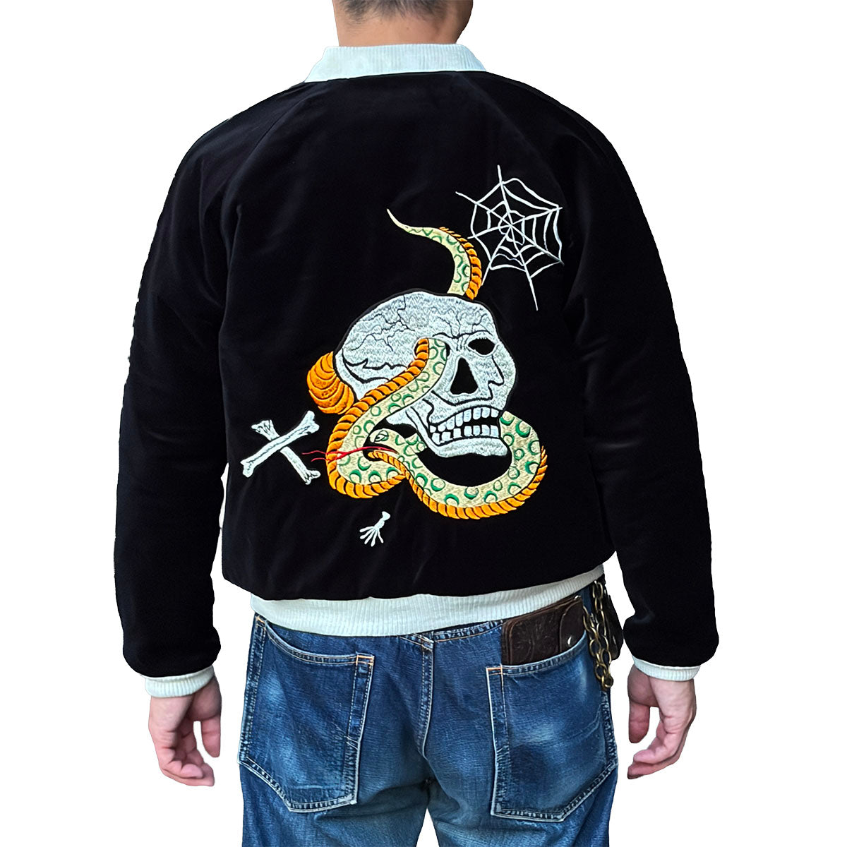 Embroidered Jacket “SKULL”