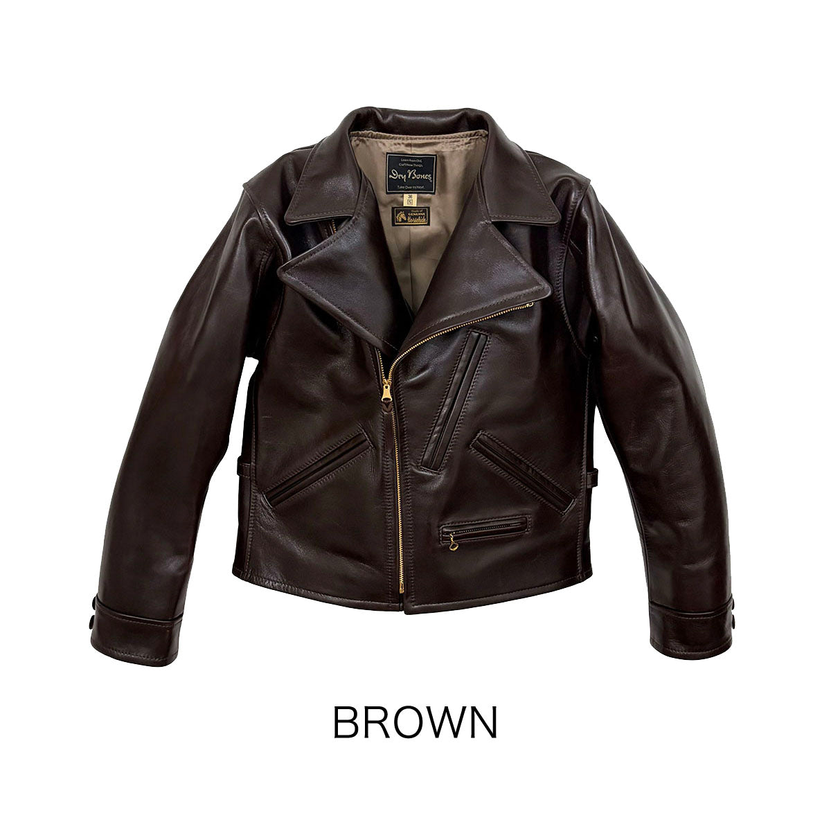 Aviator Type Leather Jacket