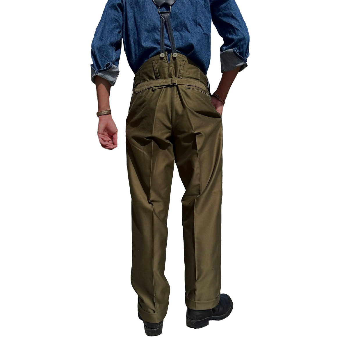 Moleskin High Back Work Trousers