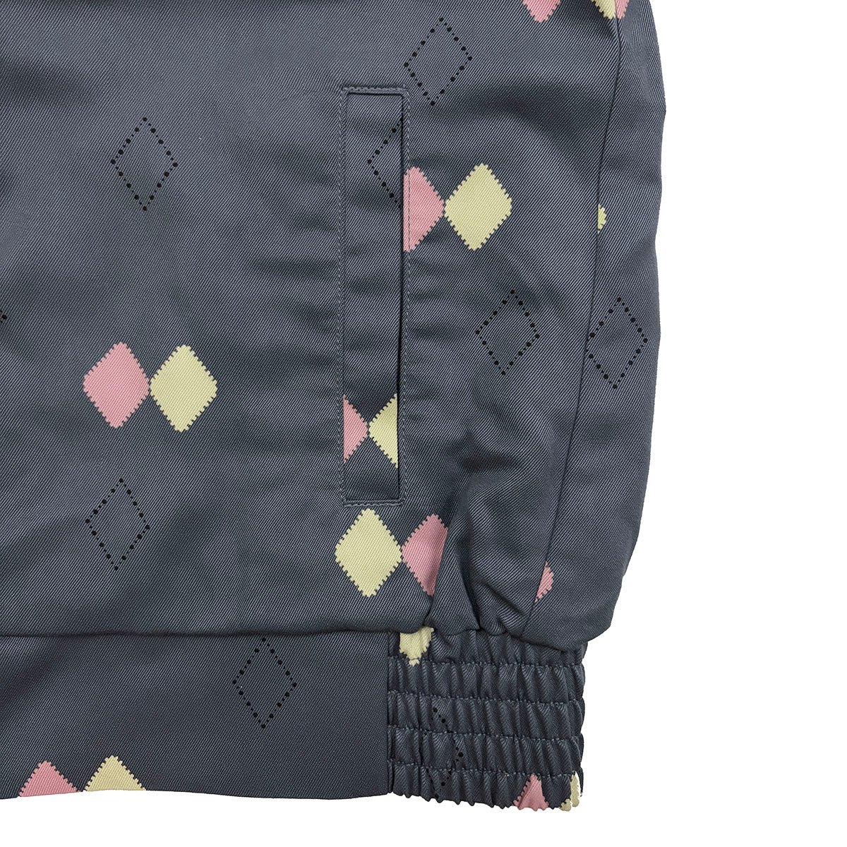 Border Argyle Gabardine Jacket