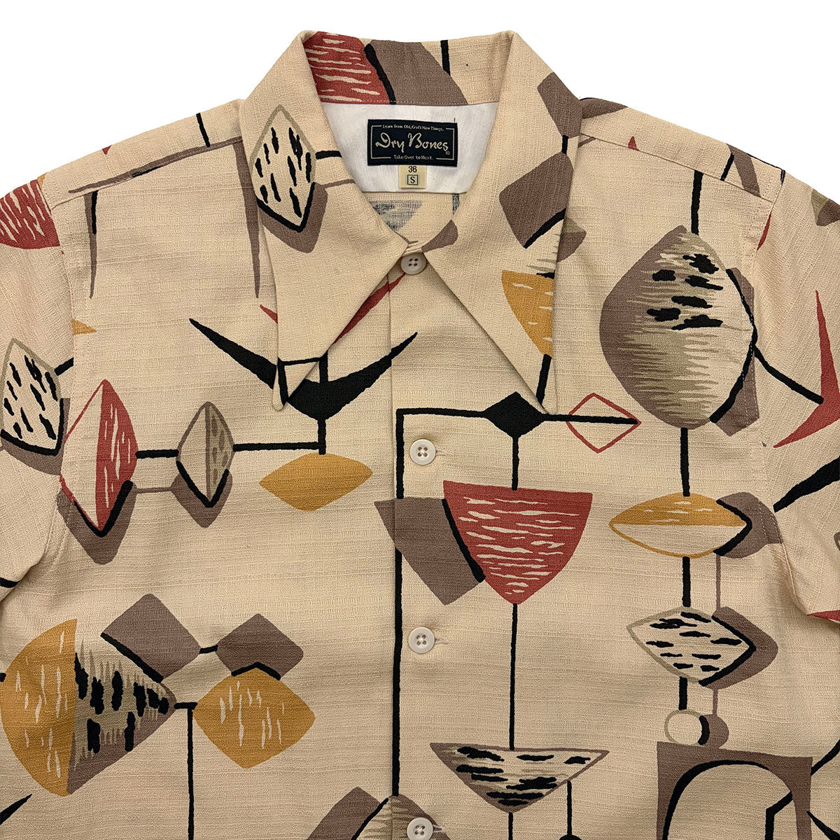 Print 2Pocket Open Shirt “MOBILE”