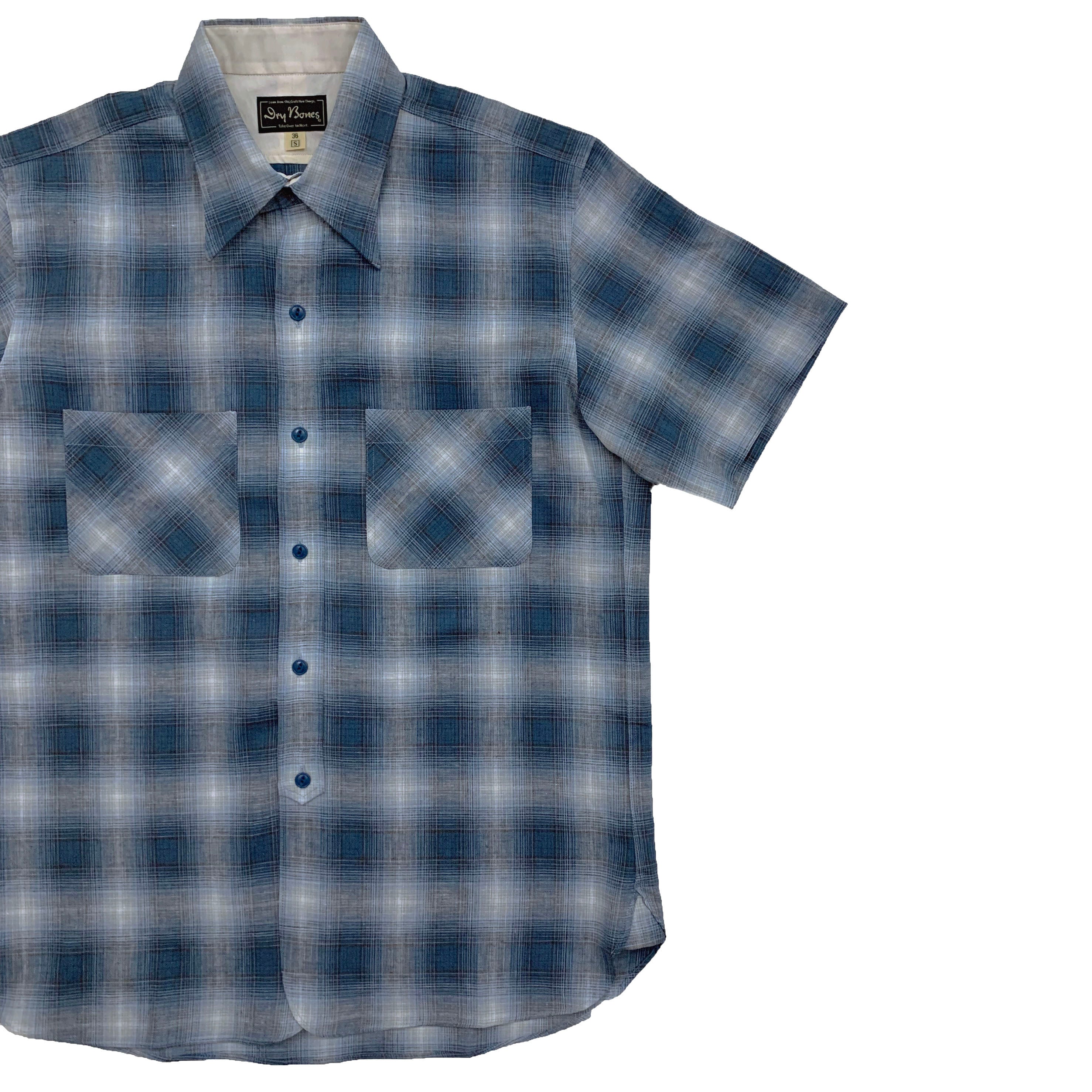 Dry bones オンブレチェックシャツ Ombre Check Open Shirt – Dry Bones Online Shop