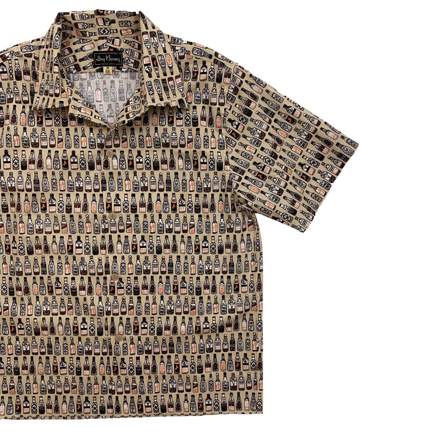 S/S Print Open Shirt “ALE & LAGER”