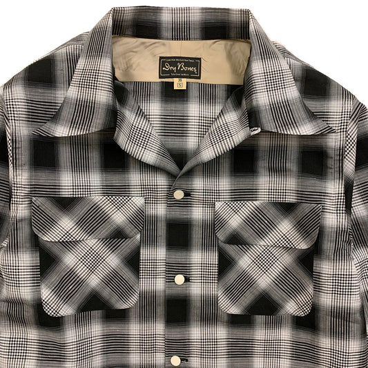 Ombre Check 2 Flap Open Shirt