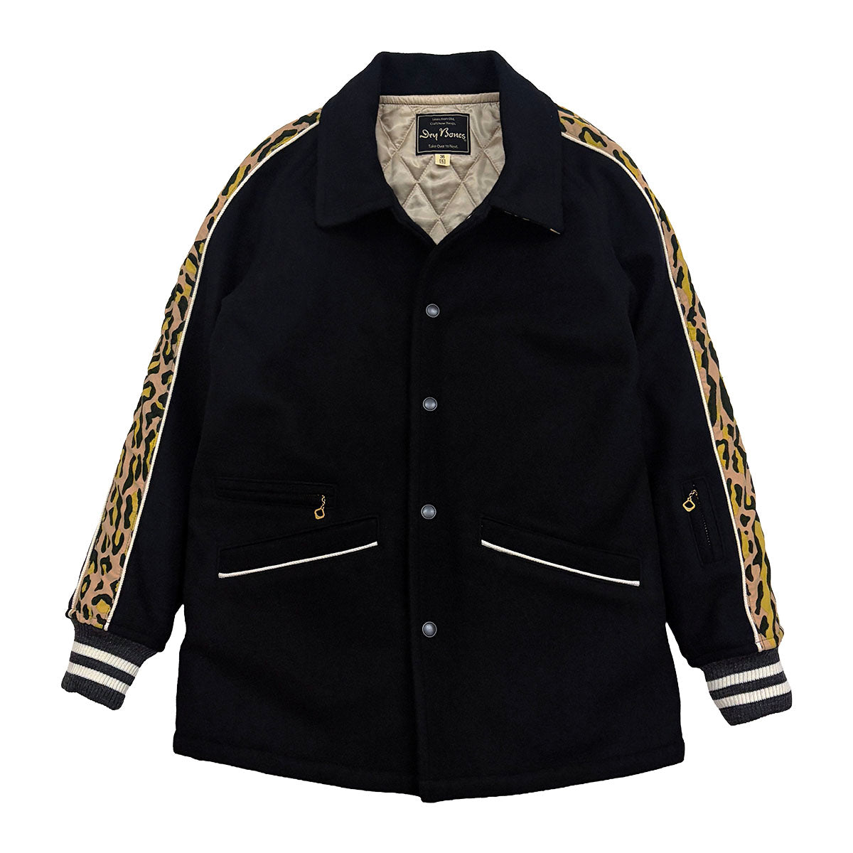 Solid Piping Car Coat