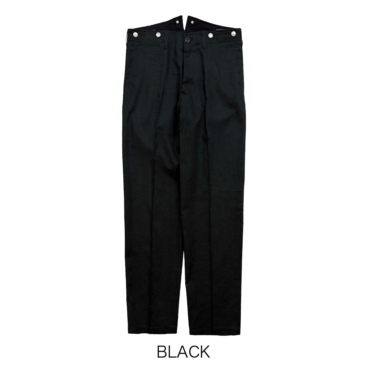High Back Linen Work Trousers