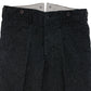 High Back Black Chambray Work Trousers