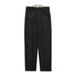 High Back Black Chambray Work Trousers 