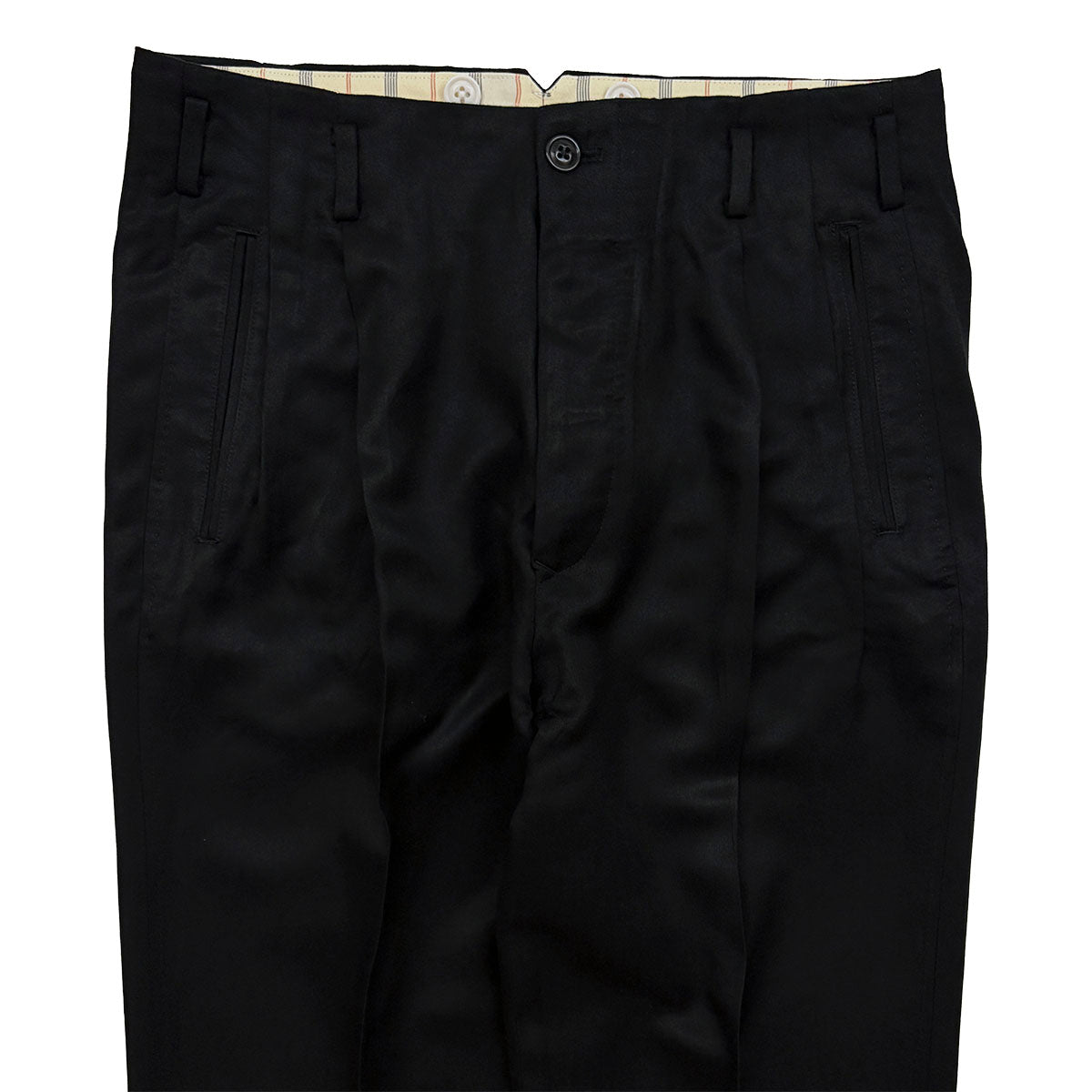 Rayon Gabadine Two Tuck Trousers
