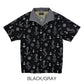 Print 2tone Italian Collar Shirt “ANCHOR”