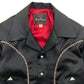 Western Plain Style Satin Jacket