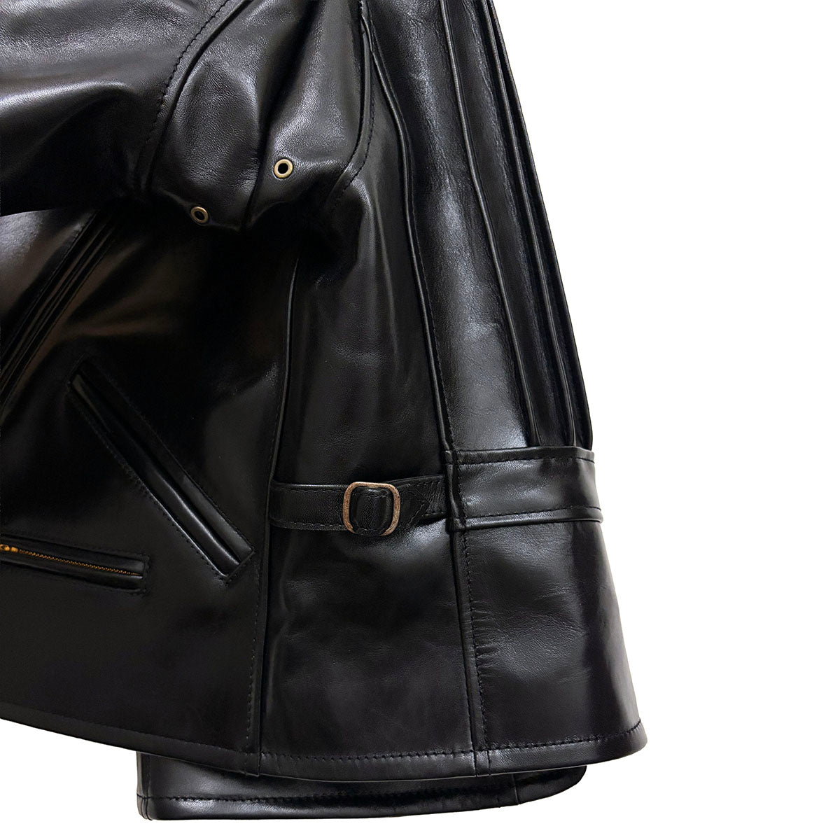 Aviator Type Leather Jacket