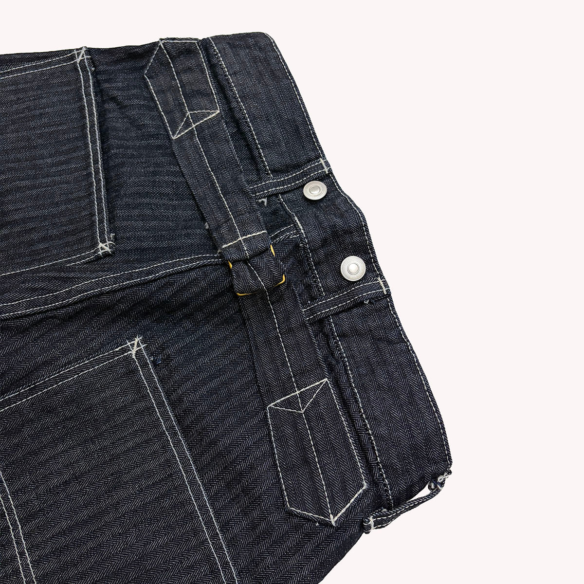 Herringbone Denim Painter Pants