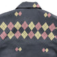 Border Argyle Gabardine Jacket