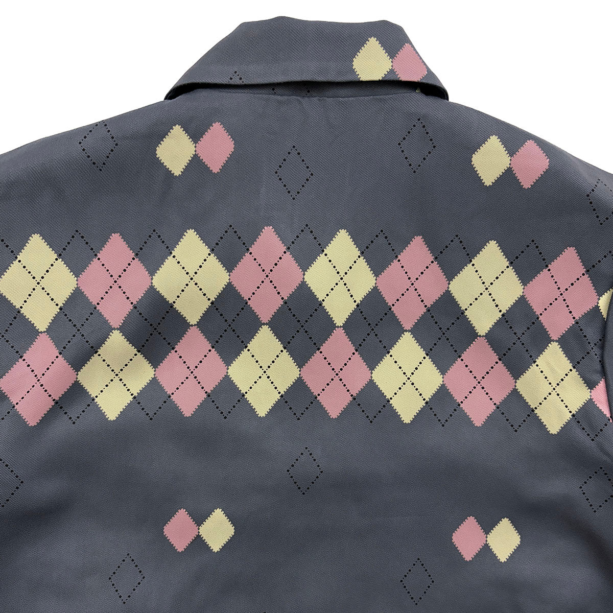 Border Argyle Gabardine Jacket