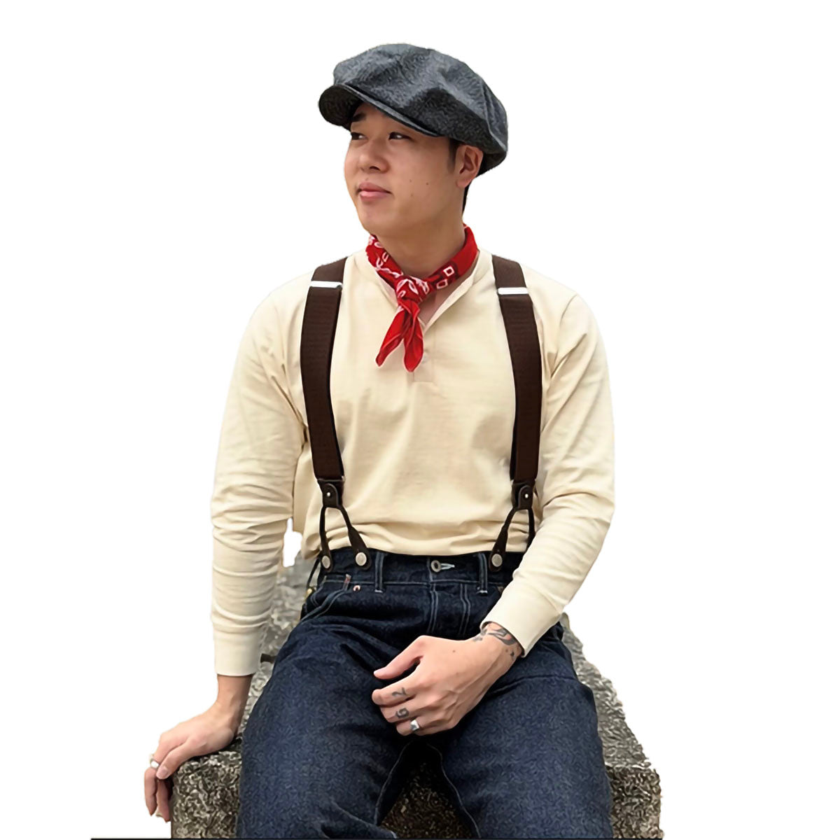 L/S Henley Neck Shirt