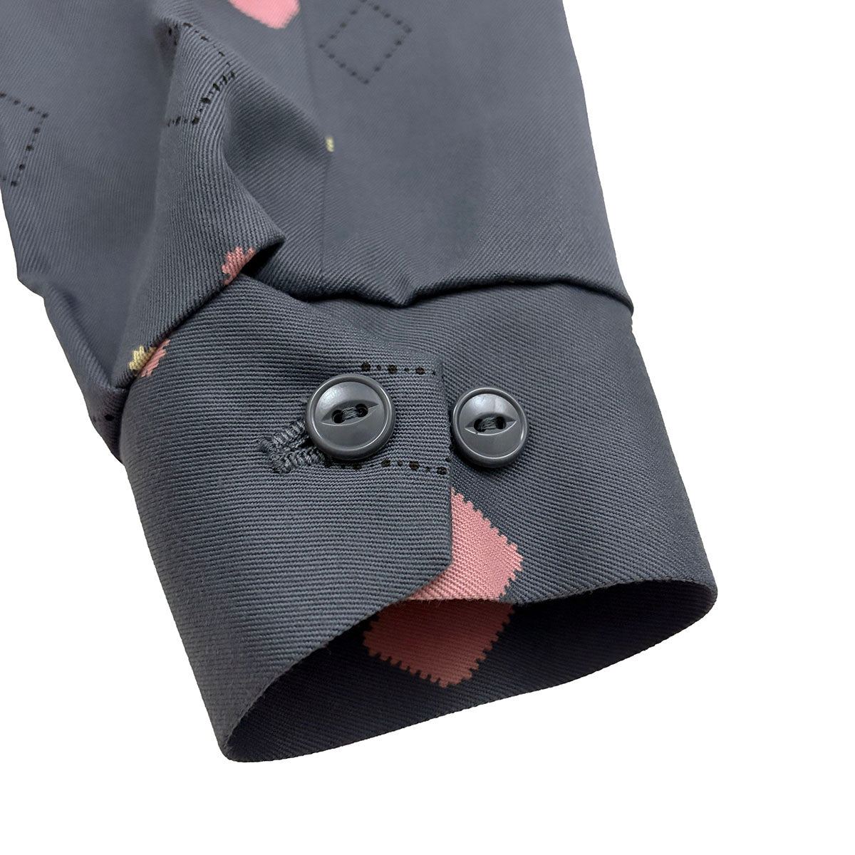 Border Argyle Gabardine Jacket
