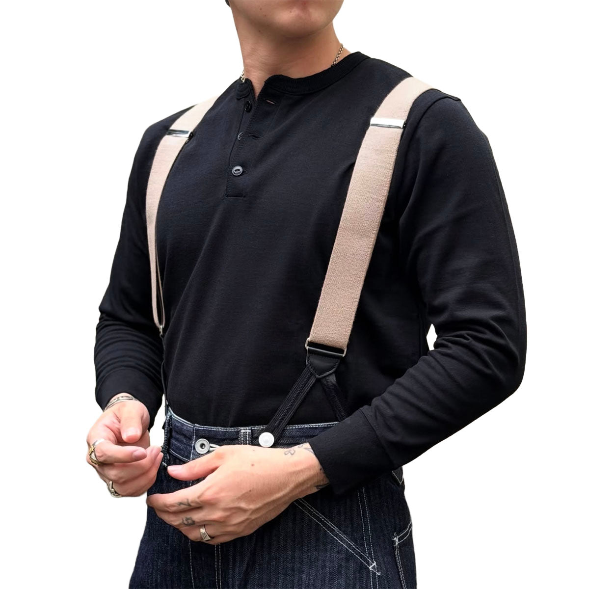 L/S Henley Neck Shirt