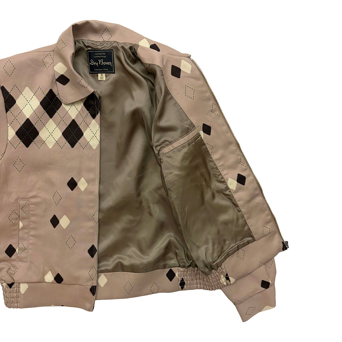 Border Argyle Gabardine Jacket – Dry Bones Online Shop