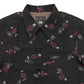 S/S Print Open Shirt “FISH BONE”