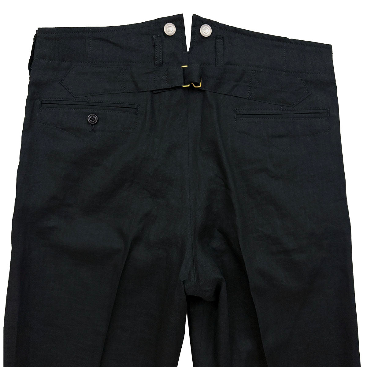 High Back Linen Work Trousers