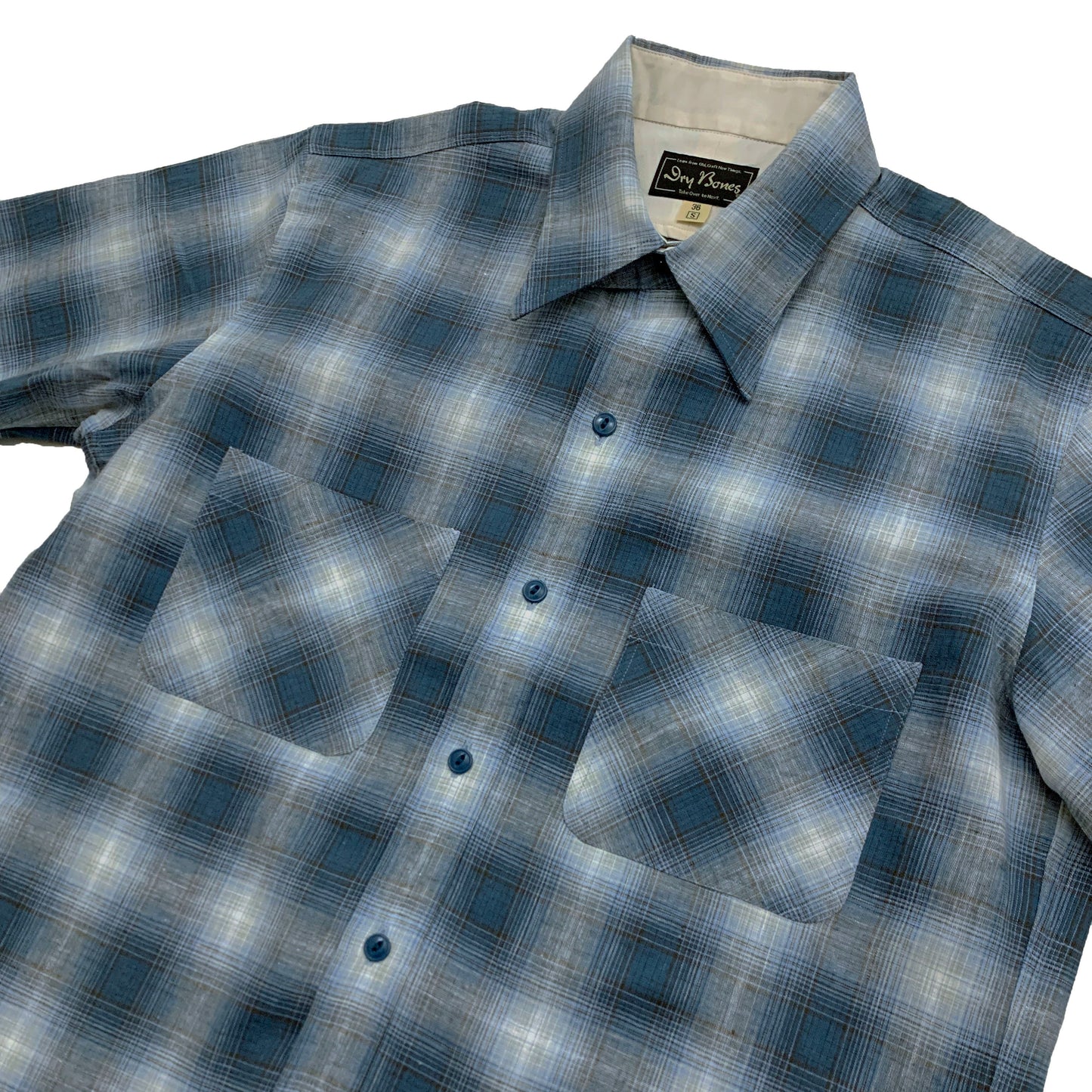 S/S Ombre Check Work Shirt