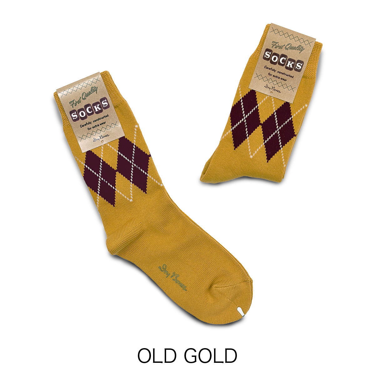 Irregular Argyle Socks