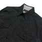 Black Dungaree Work Shirt