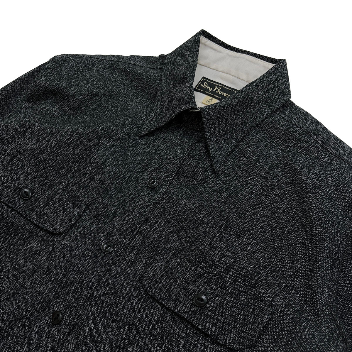 Black Dungaree Work Shirt