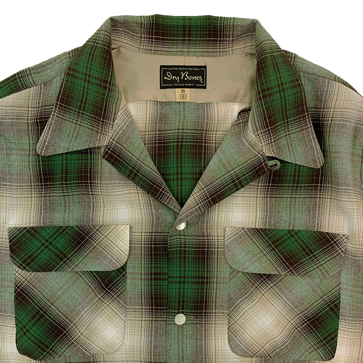 Ombre Check 2 Flap Open Shirt – Dry Bones Online Shop